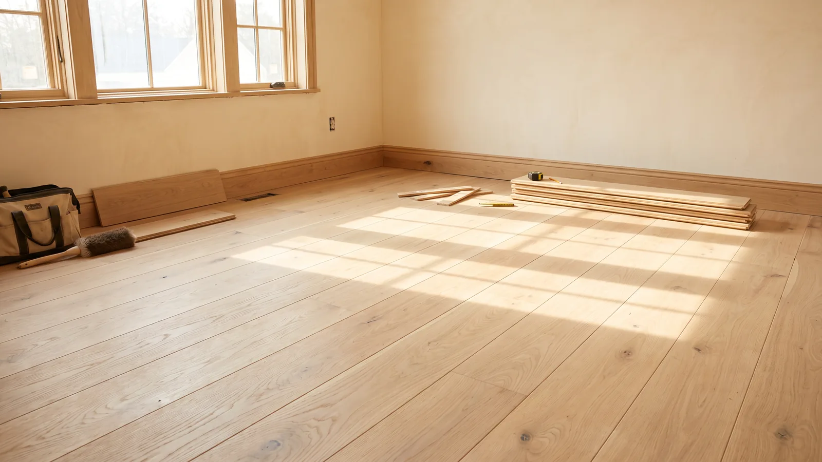 Flooring work of the kind Norton Remodeling carries out in New Braunfels